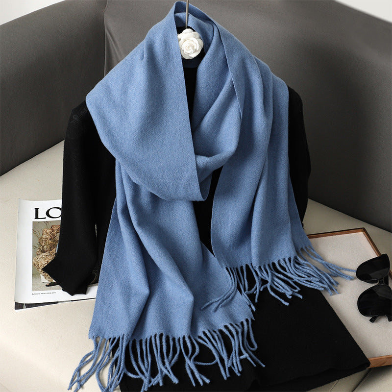 Solid Color Maillard Scarf