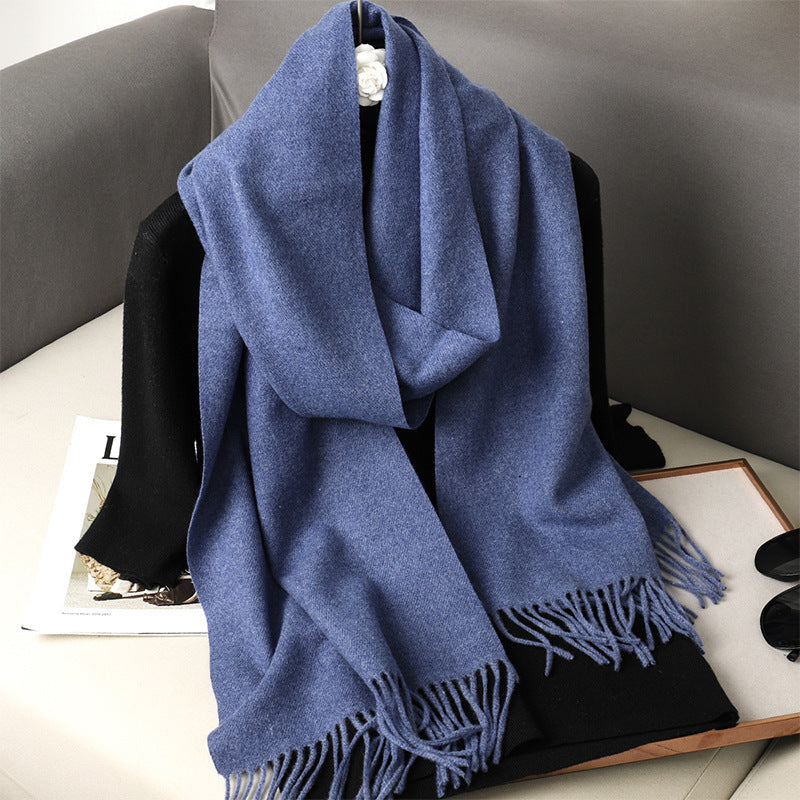 Solid Color Maillard Scarf