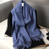 Solid Color Maillard Scarf