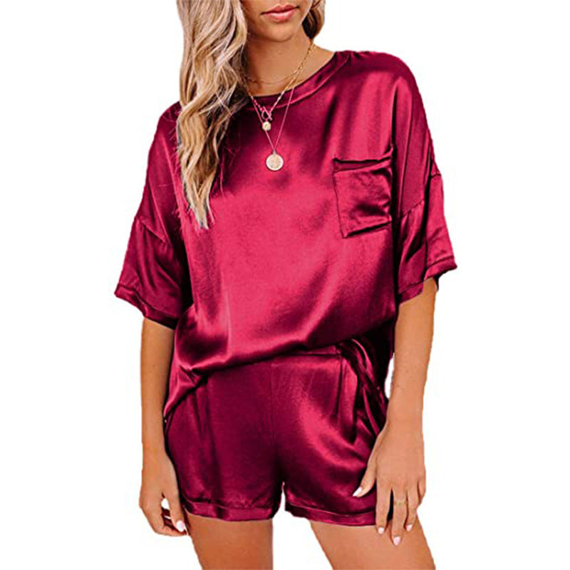 Pajama Set Short Silky