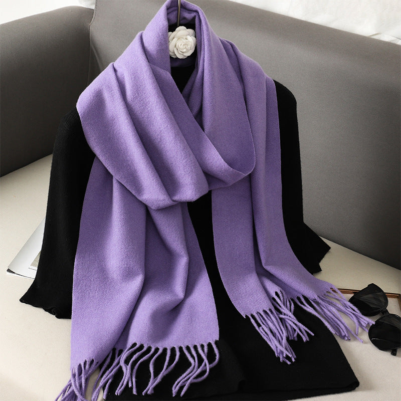 Solid Color Maillard Scarf
