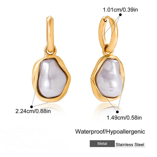 Niche Design High-grade All-match Temperamental Stud Earrings
