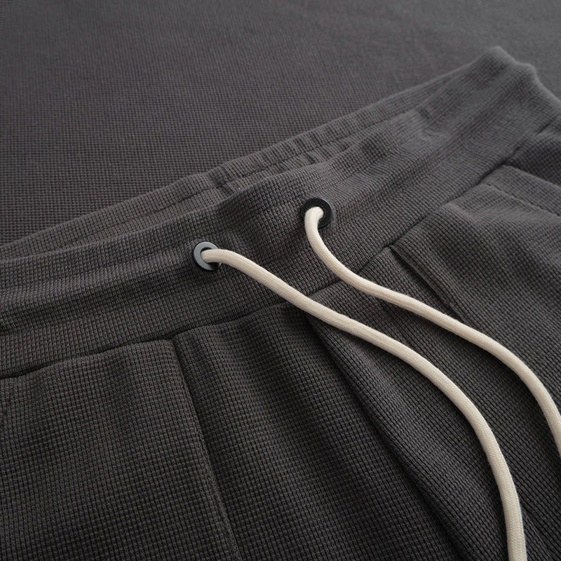 Fashionable Knitted Straight Casual Sweatpants Men