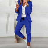 Ladies Fashion OL Suit Trousers Suit