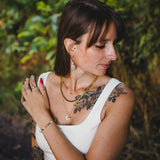18K Gold Stainless Steel Choker Necklace | CLEOPATRA