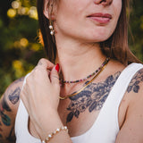 18K Gold Stainless Steel Choker Necklace | CLEOPATRA