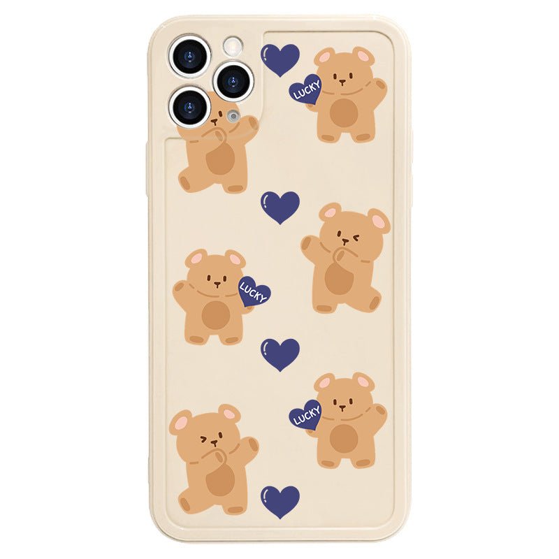 Cute Bear Pattern Printed Phone Case - MyStylz