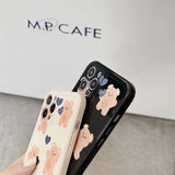 Cute Bear Pattern Printed Phone Case - MyStylz