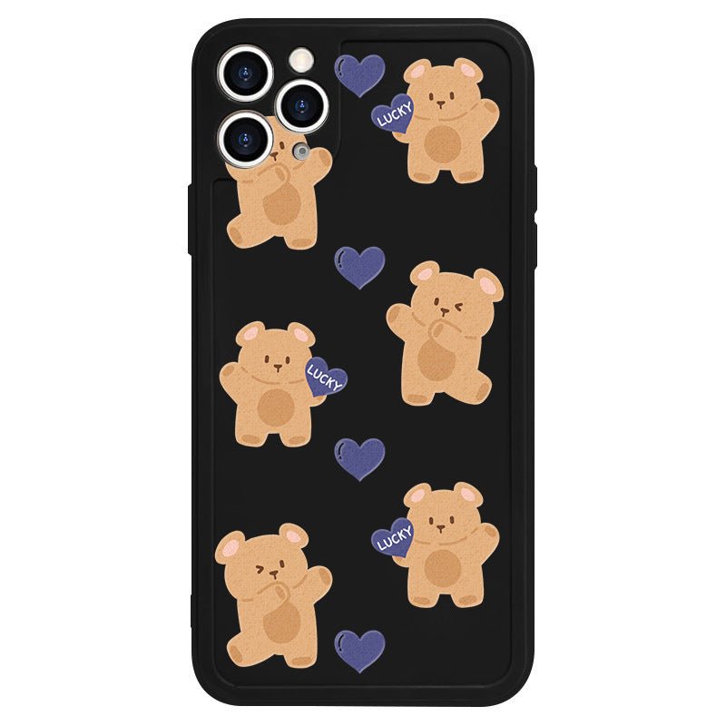 Cute Bear Pattern Printed Phone Case - MyStylz