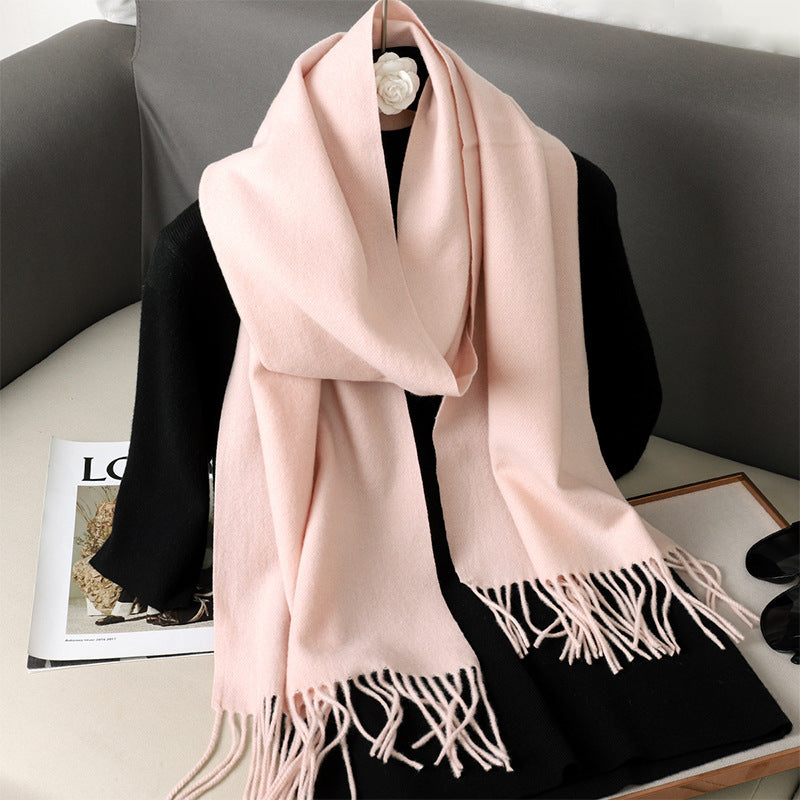 Solid Color Maillard Scarf