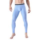 Men's Cropped Long Johns Cotton Pants
