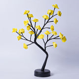 Tree Rose Lamps Fairy Desk Night Lights USB Operated