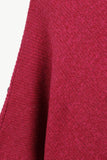 Turtleneck Buttoned Poncho