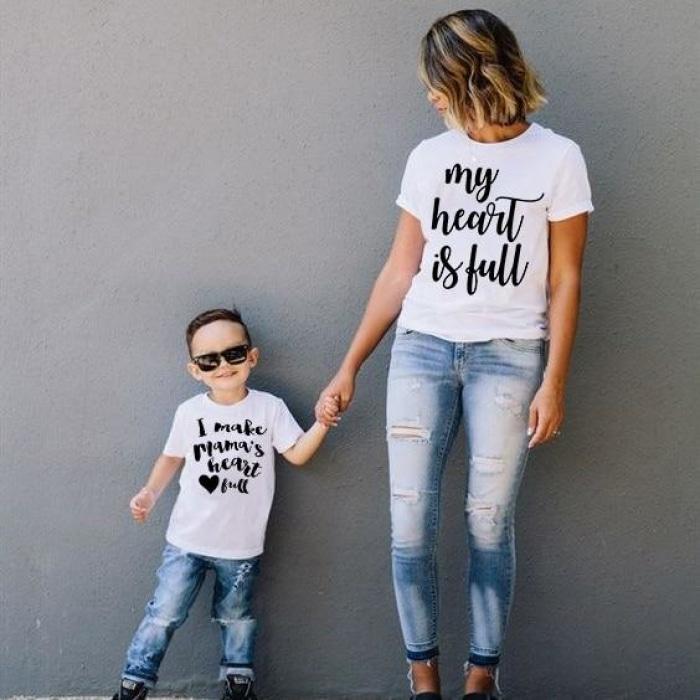 My Heart Is Full Parent-child Suit