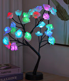 Tree Rose Lamps Fairy Desk Night Lights USB Operated