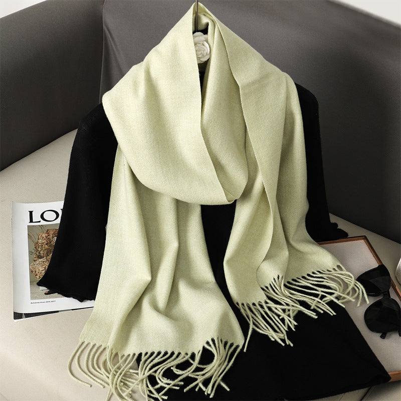 Solid Color Maillard Scarf