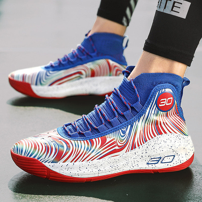 Platinum Sneakers Boys Basketball Shoes Combat Boots