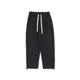 Basic Style Retro Thickened Sweatpants For Men