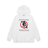 Fashion Skateboard Printed Hoodie Men