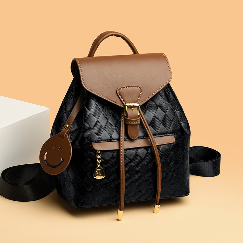 Female Backpack Casual Multifunction Women Leather