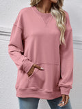 Round Neck Long Sleeve Sweatshirt