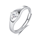 S925 Silver Couple Ring Original Design High End