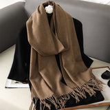 Solid Color Maillard Scarf