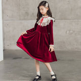 Girls' Dress Velvet Princess