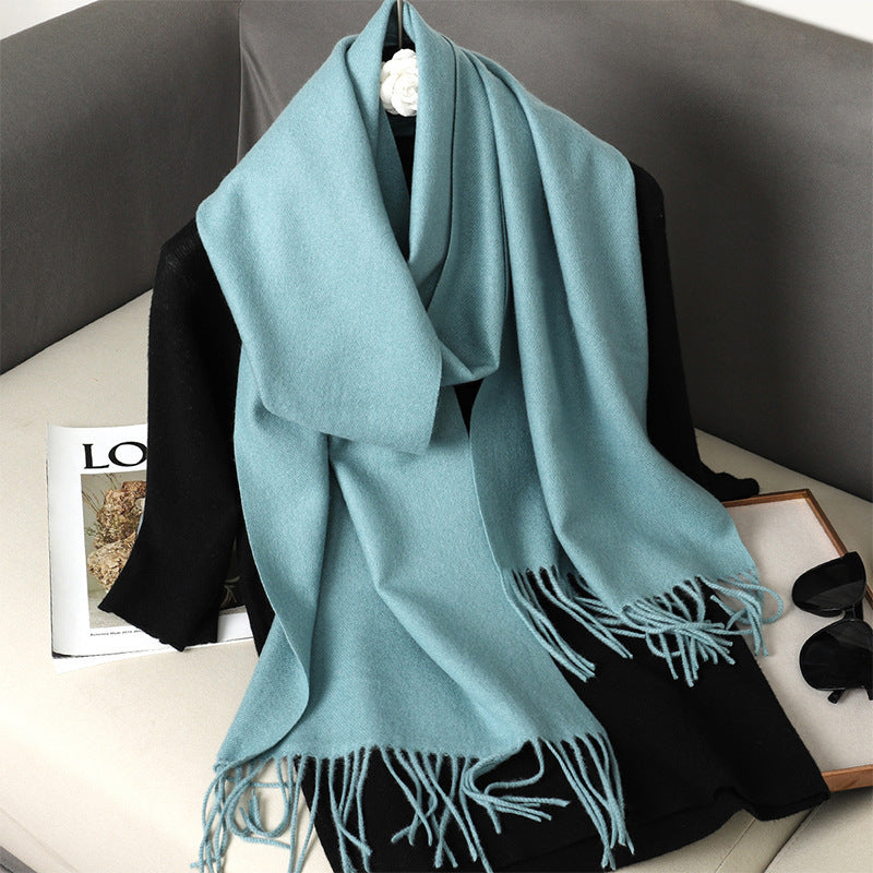 Solid Color Maillard Scarf
