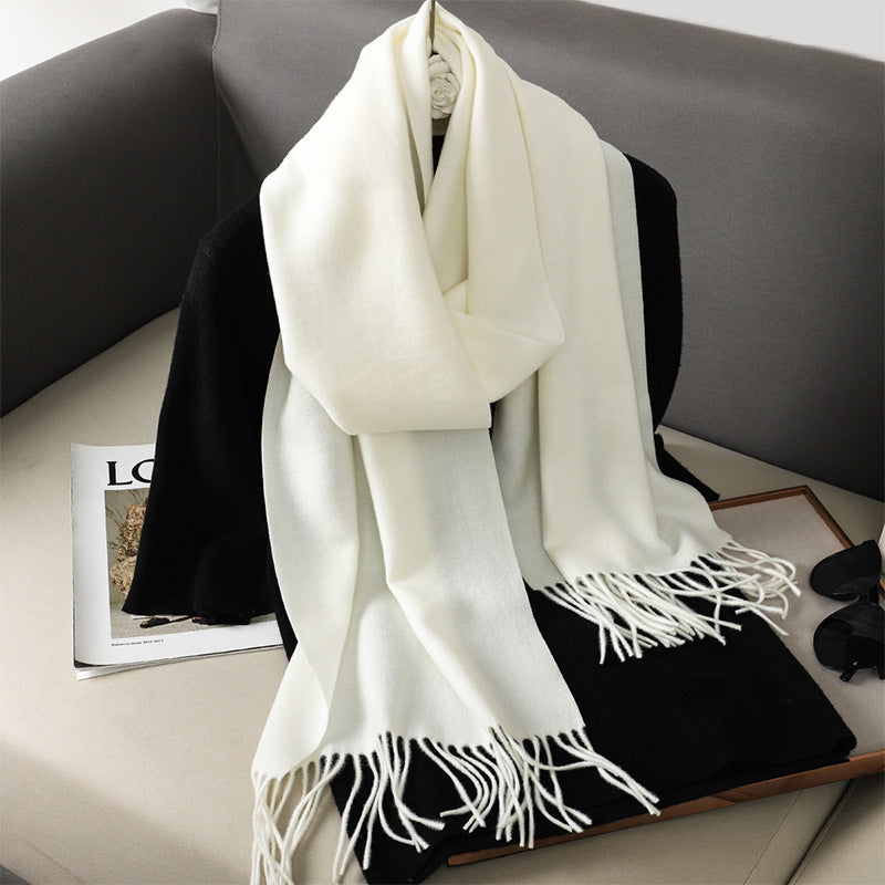 Solid Color Maillard Scarf
