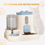 Fully Automatic 2in1 Cat Food Dispenser - Integrated Water And Food Feeding System - Cute Water Dispenser Cat Accessories