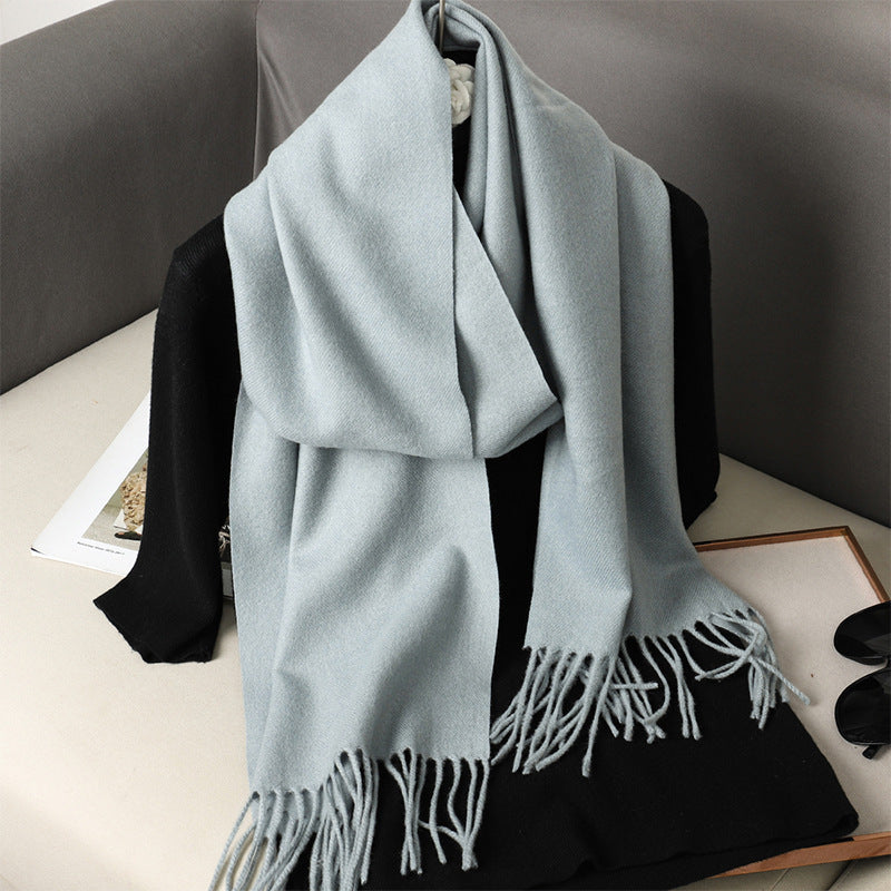 Solid Color Maillard Scarf