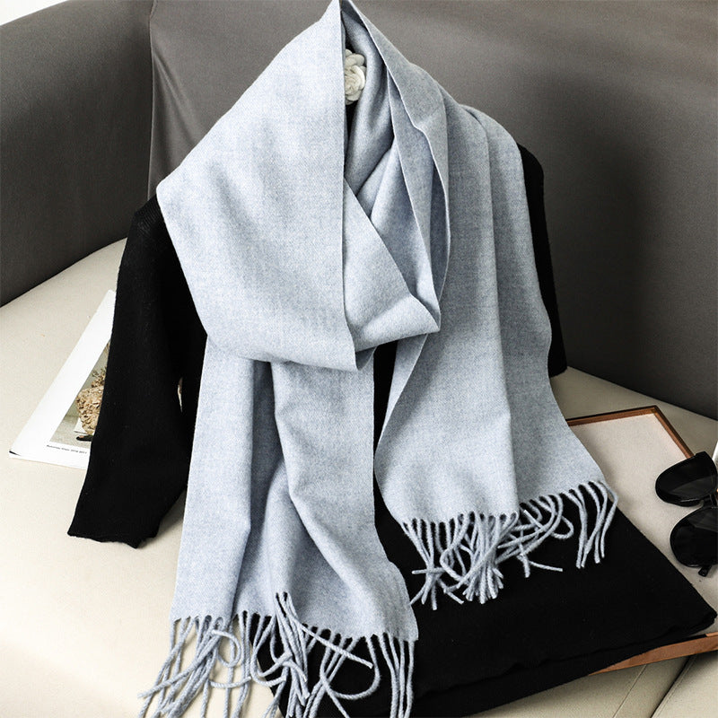 Solid Color Maillard Scarf