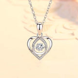 S925 Beating Heart-shaped Necklace