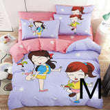 Home Textile Cute Cartoon Children Bed Sheet / Quilt Cover