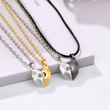 Wishing Stone Couple Necklace Sun Moon