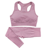 2PCS Seamless Yoga Set Women