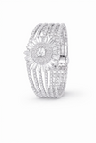 Elegant Multi-Layered Crystal Statement Bracelet