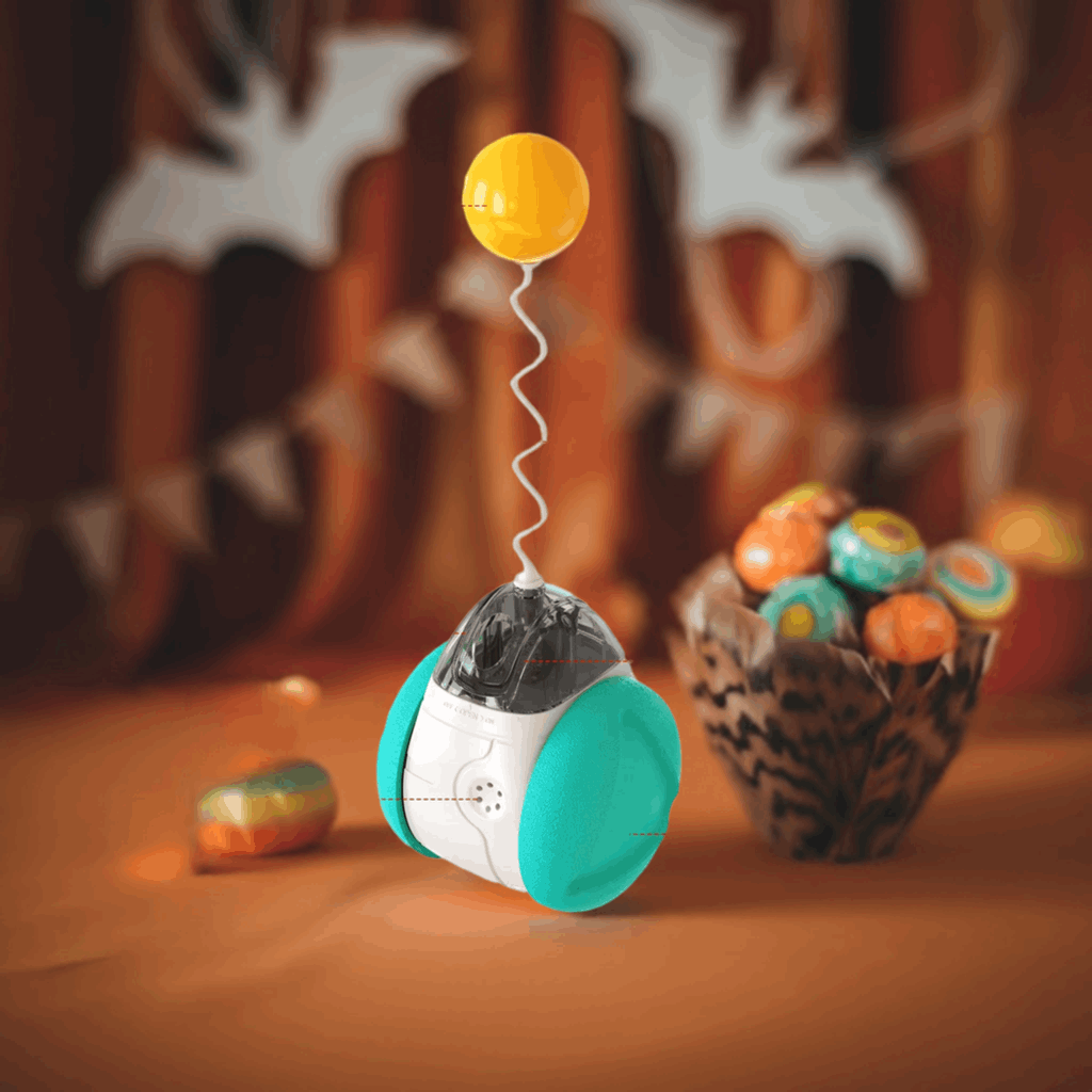 Interactive Squeaky Balance Toy – Fun for Dogs & Cats