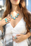La Floraison Turquoise Necklace💙