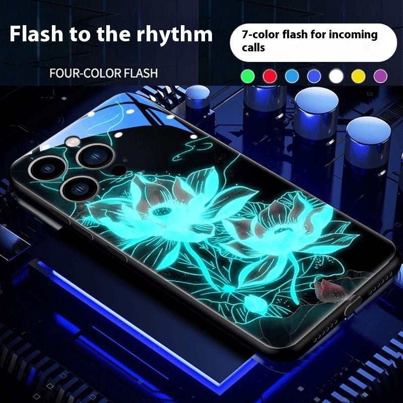 Lucky Lotus Printed Casual Phone Case - MyStylz