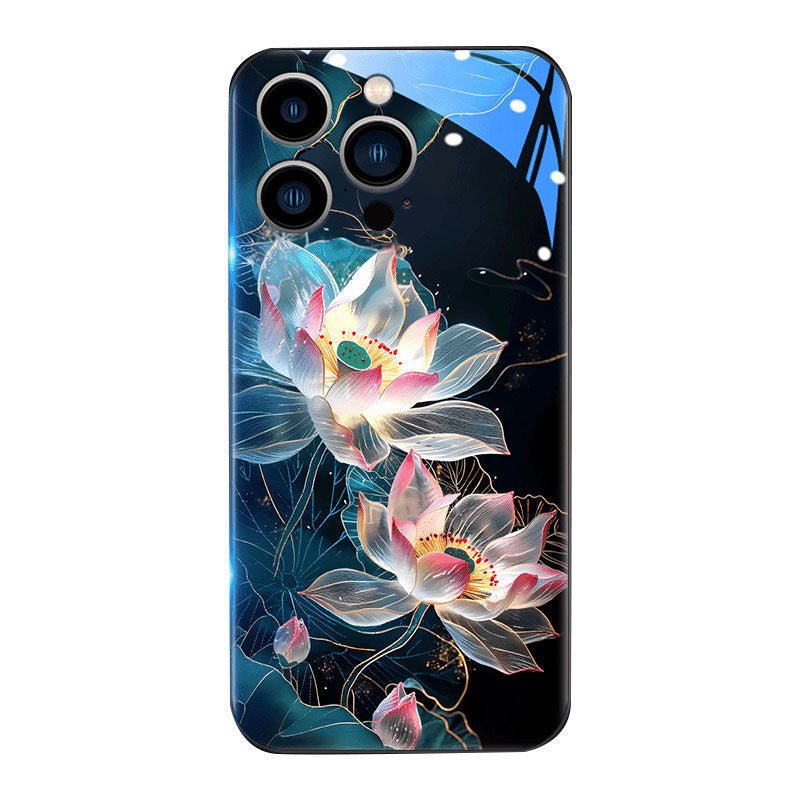 Lucky Lotus Printed Casual Phone Case - MyStylz