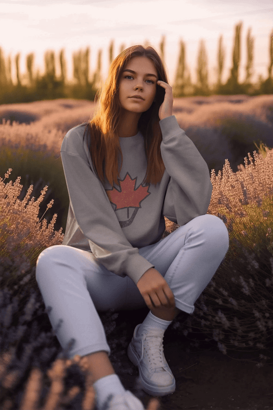 Maple Stick Youth Crewneck Sweatshirt – Maple Leaf Pride - MyStylz