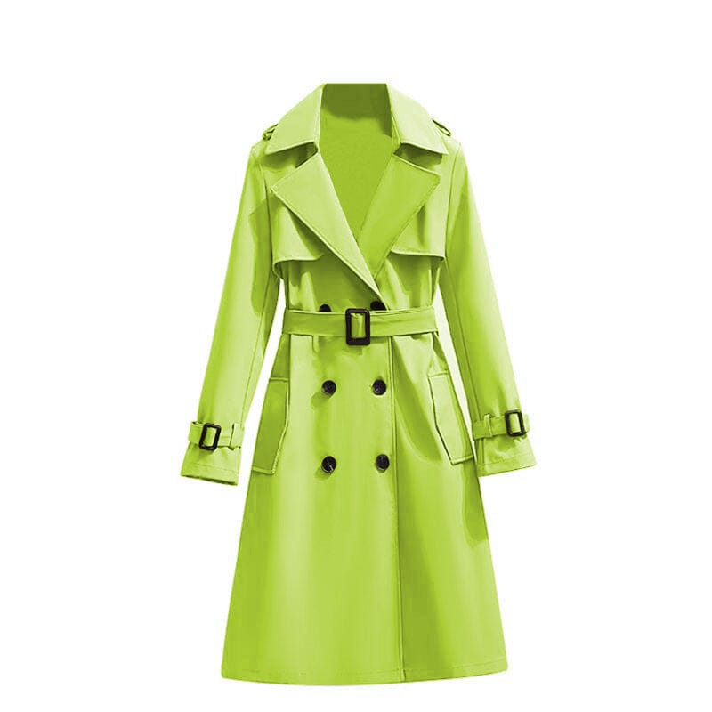 Mid - length Temperament Casual Trench Coat - MyStylz