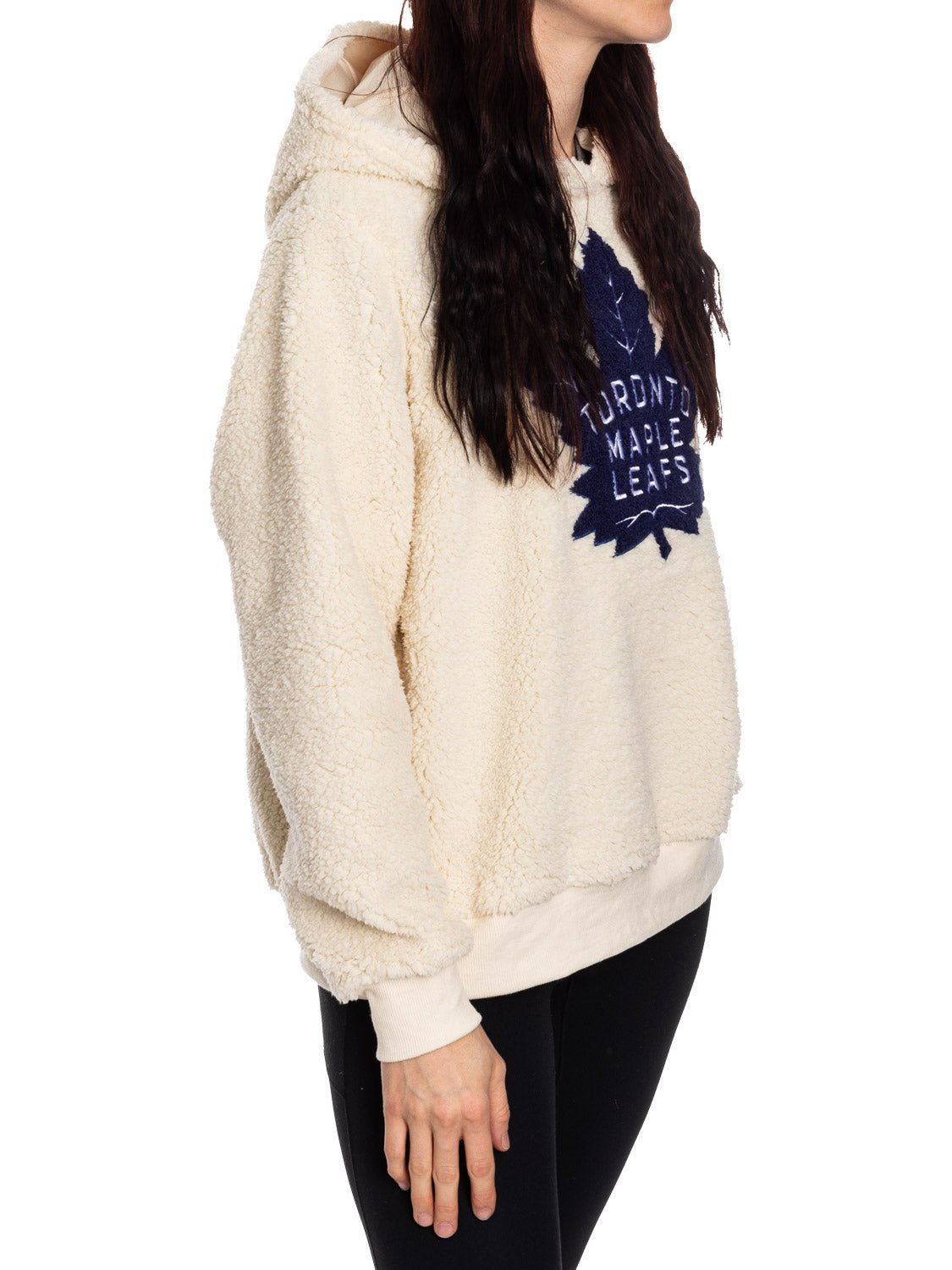 NHL Toronto Maple Leafs Ladies Sherpa Hoodie - MyStylz