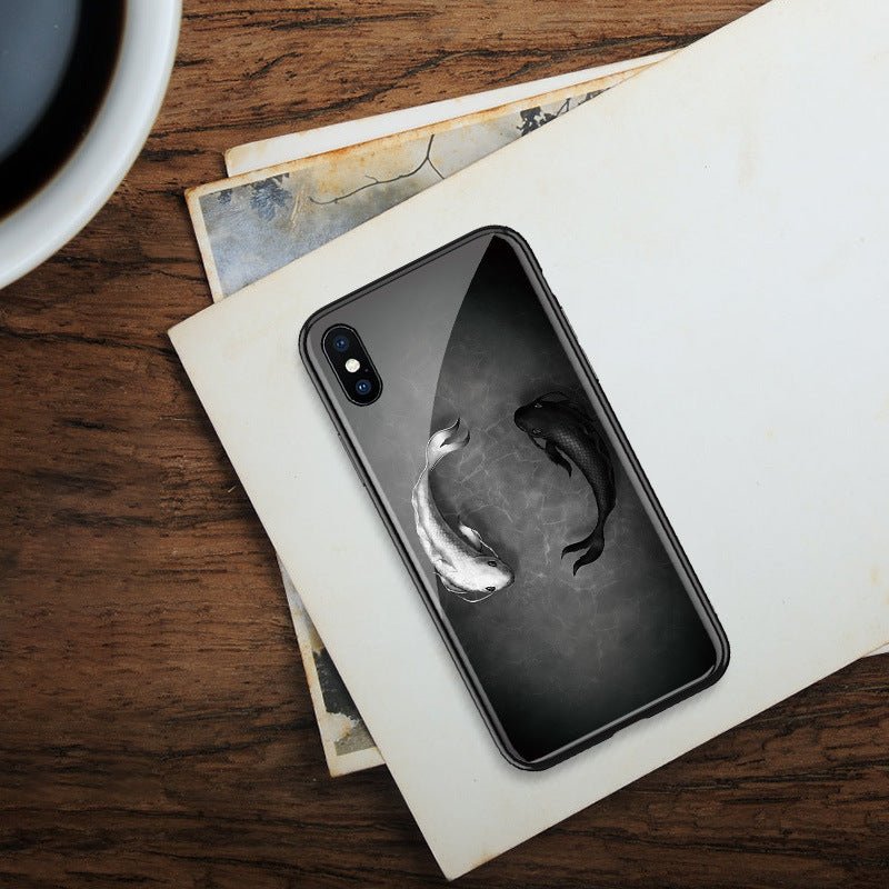 Painted Leather Case Phone Case - MyStylz