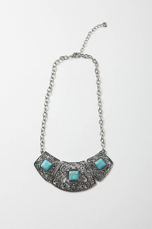 Turquoise Deco Necklace🩵