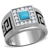 TK2053 - High polished (no plating) Stainless Steel Ring with