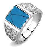TK3004 - High polished (no plating) Stainless Steel Ring with
