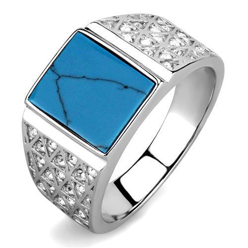 TK3004 - High polished (no plating) Stainless Steel Ring with